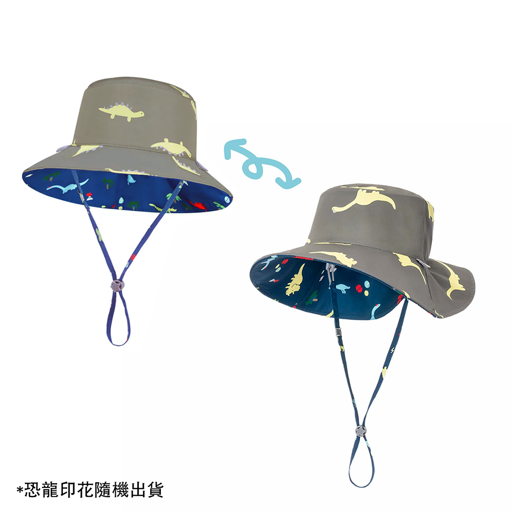 BrilleBrille兒童雙面防曬帽 -恐龍冒險島