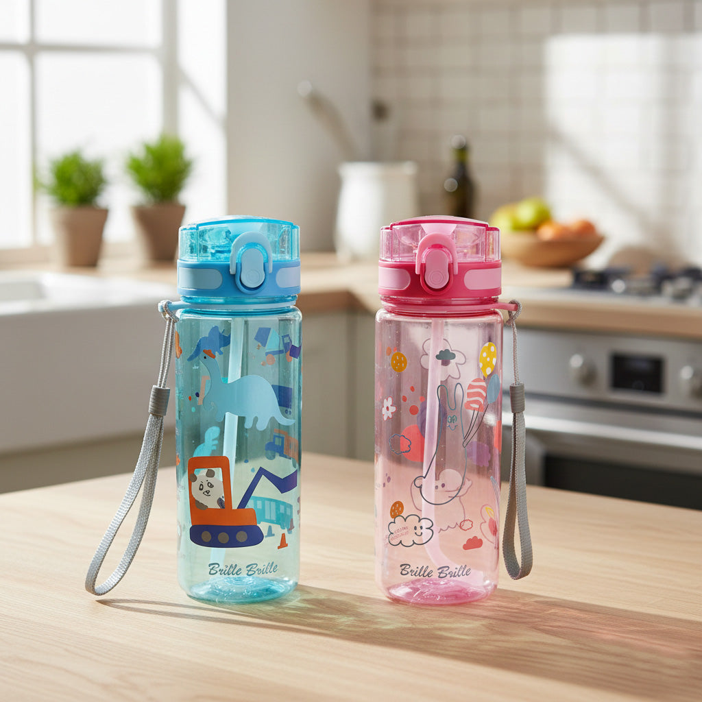 Brille Brille 彈蓋吸管水壺600ml