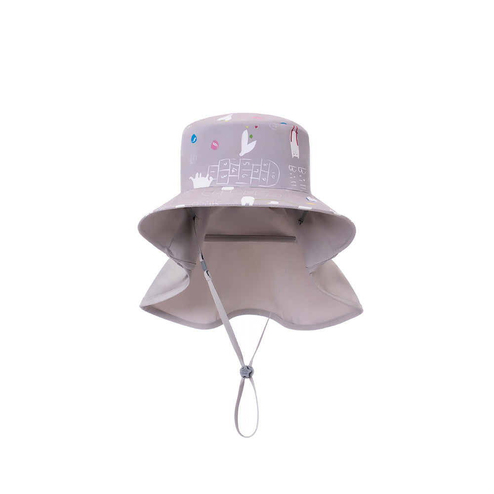 台灣BrilleBrille UPF50+物理防曬鬆緊版尾巴可收放型-歡樂童玩節