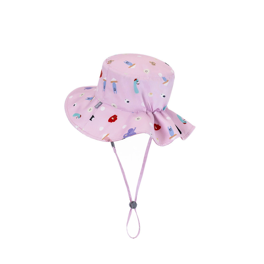 BrilleBrille兒童雙面防曬帽 - 萌包咬一口