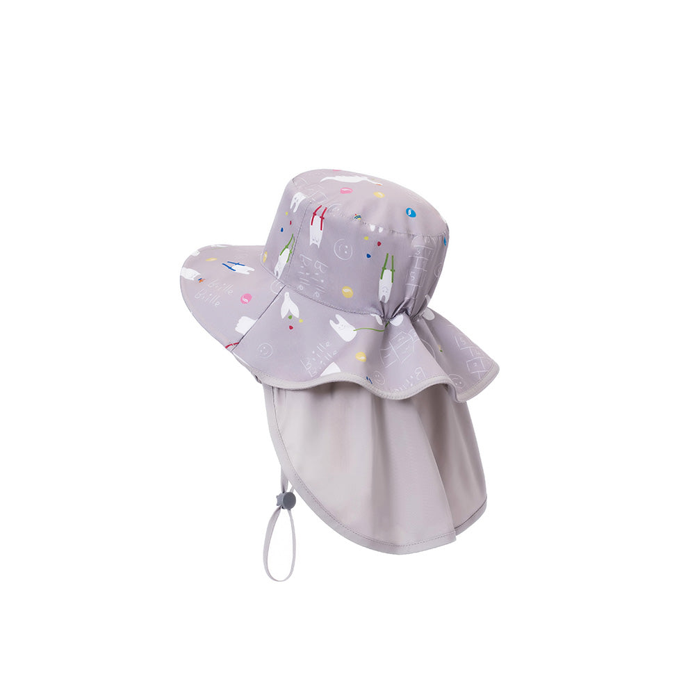 台灣BrilleBrille UPF50+物理防曬鬆緊版尾巴可收放型-歡樂童玩節