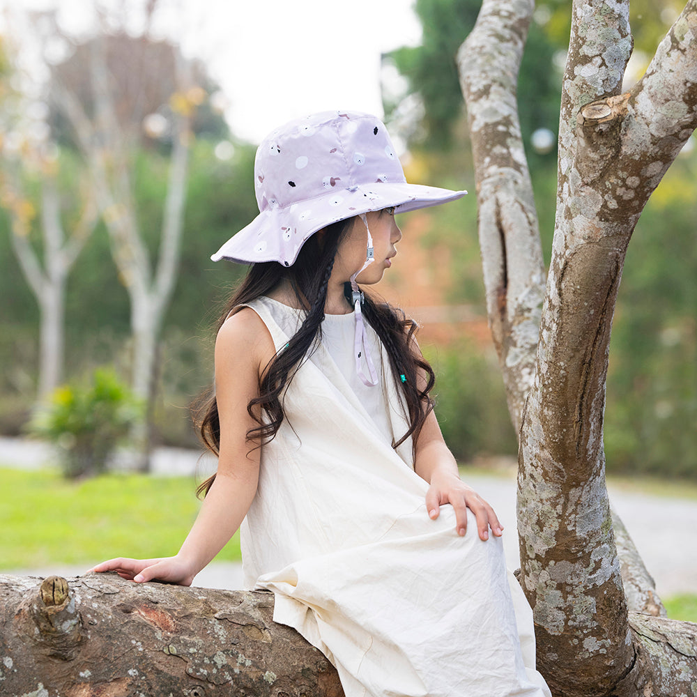 預購-BrilleBrille兒童雙面防曬帽 - 雪球小精靈