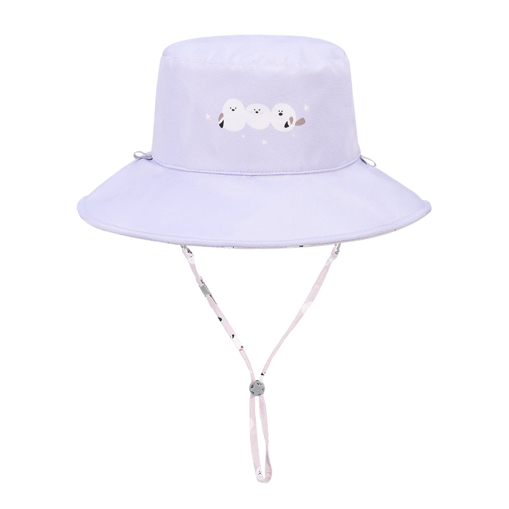 預購-BrilleBrille兒童雙面防曬帽 - 雪球小精靈