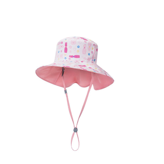 台灣BrilleBrille UPF50+物理防曬鬆緊版尾巴可收放型 -草莓汽水