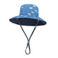 新品《海馬系列Sea Horse》頸部防護 兒童防曬帽 (可收放型) -河岸派對