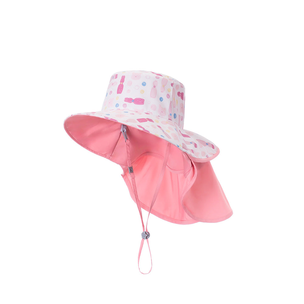 台灣BrilleBrille UPF50+物理防曬鬆緊版尾巴可收放型 -草莓汽水