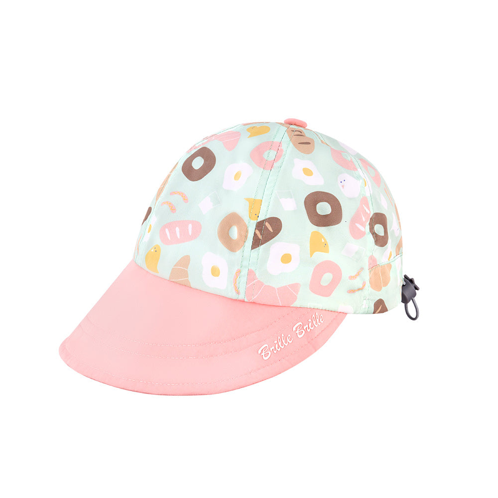 《鸚鵡螺系列》防曬寬簷抽繩兒童棒球帽 - 美好一天