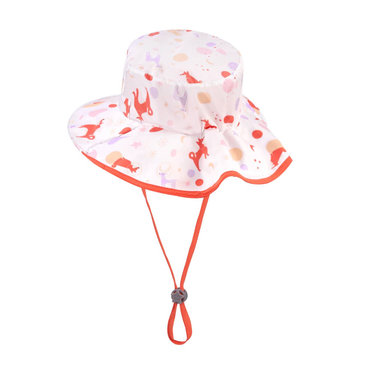 台灣BrilleBrille UPF50+物理防曬鬆緊版尾巴可收放型空頂帽 - 星球跳跳/柴犬 (禮盒包裝)